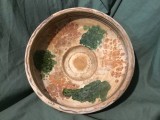 Arta si Traditie - Farfurie / Blid / Strachina / Castron de Horezu jud Valcea ceramica utilitara mijlocul sec XX !