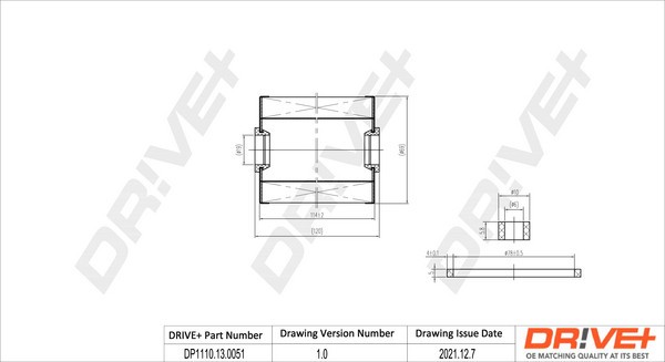 Dr!ve+ DP1110.13.0051 filtru combustibil