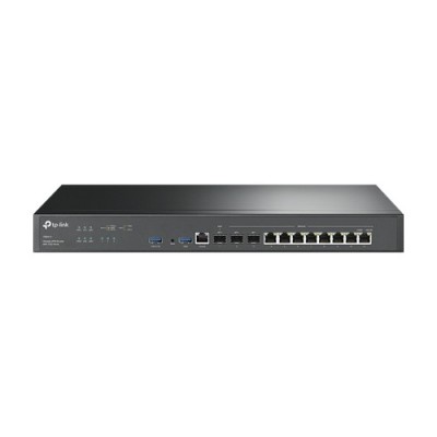 Router VPN, 2 x SFP+ 10G, 1 x SFP Gigabit, 8 x RJ45 Gigabit, 2 x USB, 1U - TP-Link Omada ER8411 SafetyGuard Surveillance foto