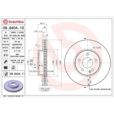 Set disc frana Mercedes V-Class, Viano, Vito / Mixto Box, Vito Box, Vito Bus, Vito Mixto Extended Double Cabine Truck, Vito Tourer, Fata, 300X28mm,