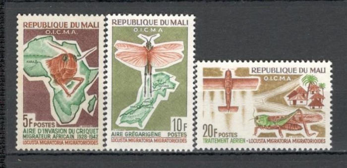 Mali.1963 Campanie impotriva invaziei lacustelor migratoare DM.27