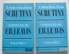 F. R. Leavis - A Selection From Scrutiny (2 vol.) (F.W. Bateson; Q. D. Leavis)