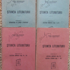 Mihail Dragomirescu / Stiinta Literaturii (editie interbelica) 4 VOL.
