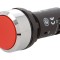Comutator apăsare 22mm 1 NO roșu