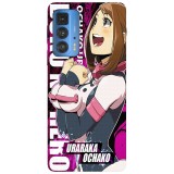 Husa compatibila cu Motorola Moto G51 5G model Boku no hero Uraraka Ochako, Silicon, TPU, Viceversa, Transparent, Carcasa