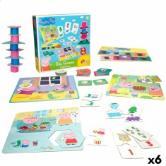 Joc Educativ Peppa Pig Edu Games Collection 24,5 x 0,2 x 24,5 cm (6 Unități) 10 &icirc;n 1