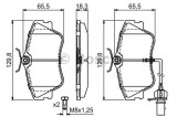 Set placute frana,frana disc VW TRANSPORTER IV bus (70XB, 70XC, 7DB, 7DW, 7DK) (1990 - 2003) BOSCH 0 986 424 672