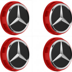 Set 4 Buc Capac Janta Oe Mercedes-Benz Amg Rosu A00040009003594