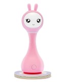 Iepuras interactiv pentru bebelusi Smarty, Alilo, roz, 10 cm
