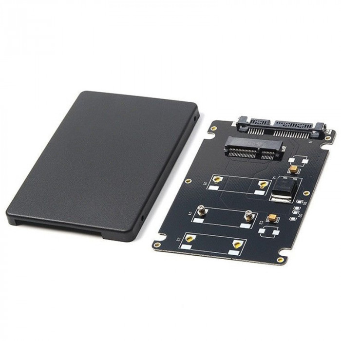 Adaptor Mini Pcie mSATA SSD la SATA3, 2.5 inch