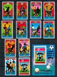 DPR Korea 1981 - Camp. Mondial de fotbal, supr., serie+colita ne