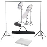 Cumpara ieftin Kit studio foto cu set de lumini si fundal