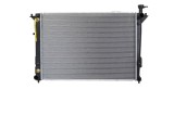 Radiator Hyundai Santa Fe 06-12, motor: 2.4, 3.3 V6, 670x474x16, OEM/OES (Hanon), Aluminiu/ Plastic brazat, 253102B400; 253102B600