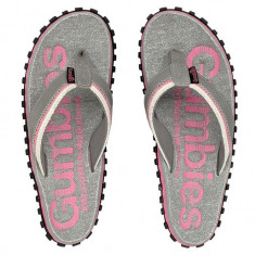 Gumbies Șlapi CAIRNS FLIP-FLOP femei, culoarea roz, cu toc plat