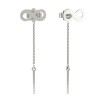 Cercei Argint 925 Atcom, 8mm, Fără Pietre, Sistem &Icirc;nchidere Tija+Surub, Damă, Argintiu, Cadou Valentine&#039;s Day/Craciun