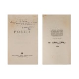V. Voiculescu, Poezii, 1944, cu dedicație olografă, exemplar numerotat