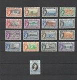 BAHAMAS 1953 PEISAJE DIN TARA- CU URME DE SARNIERA