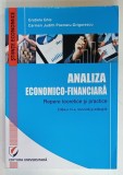 ANALIZA ECONOMICO - FINANCIARA , REPERE TEORETICE SI PRACTICE de GRATIELA CHIC si CARMEN JUDITH POENARU - GRIGORESCU , 2015