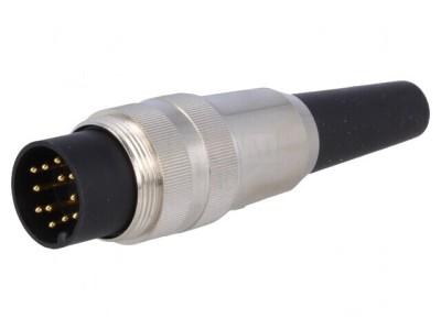 Mufă Tată Lipire pe Cablu 12 PIN 3A 60V M16 Drept foto