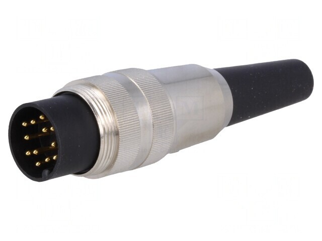 Mufă Tată Lipire pe Cablu 12 PIN 3A 60V M16 Drept