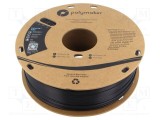Filament POLYMAKER PolyLite&trade; ABS 1,75mm negru 1kg 245-265&deg;C