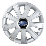 Set 4 Capace Roti, potrivite jantelor de R15, pentru Subaru, model flash cromat