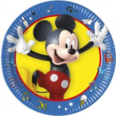 Farfurii Mickey Mouse Pals at Play 20 cm set 8 buc foto