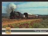 CPIB 25252 CARTE POSTALA - THE GHANA, GANA, TREN, LOCOMOTIVA CU ABURI, NECIRCULATA