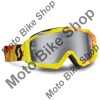 MBS Ochelari cross/enduro Scott Works Hustle , galben/portocaliu , sticla crom argintiu , BIFA, Cod Produs: W2375884602269AU