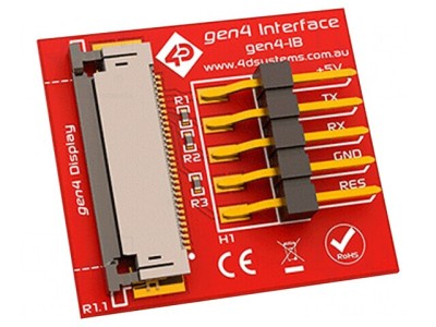 Adaptor 5pin ZIF 30 GPIO Serial SPI foto