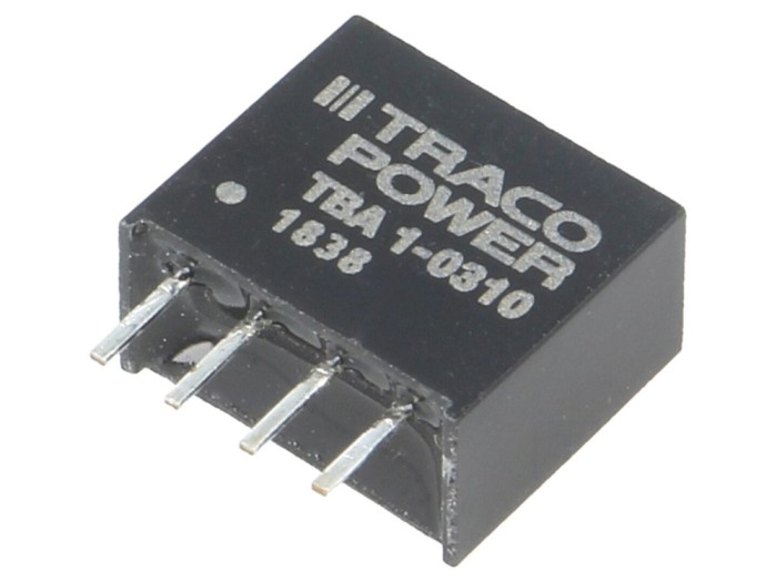 Convertor DC/DC 1W 3,3V, SIP4