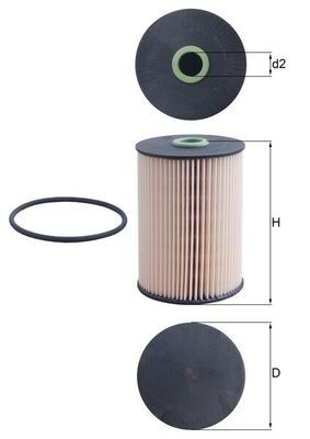 MAHLE KX 228D filtru combustibil foto