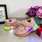 Adidasi colorati roz cu lumini LED beculete si scai pt fetite 22 cod 0510