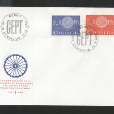 Switzerland 1960 Europa CEPT Mi.720-701 FDC UN.023