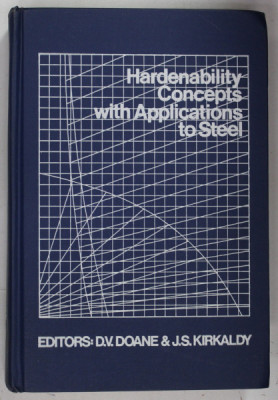 HARDENABILITY CONCEPTS WITH APPLICATIONS TO STEEL by D.V. DOANE and J.S. KIRKALDY , 1978 foto