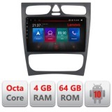 Navigatie Mercedes C W203 2001-2007 E-clk Octa Core cu Android Radio Bluetooth Internet GPS WIFI DSP 4+64GB 4G CarStore Technology