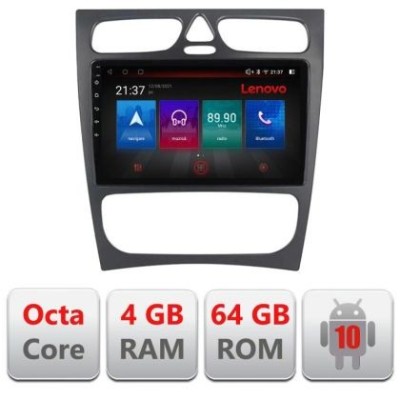 Navigatie Mercedes C W203 2001-2007 E-clk Octa Core cu Android Radio Bluetooth Internet GPS WIFI DSP 4+64GB 4G CarStore Technology foto
