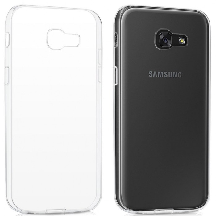 Capac de protectie din TPU transparent 0.8 mm pentru Samsung Galaxy A3 (2017) / A320