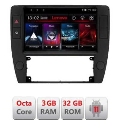 Navigatie Passat B5 1997-2004 Octa Core cu Android Radio Bluetooth Internet GPS WIFI DSP 3+32 GB 4G kit-b5+EDT LENOVO LITE CarStore Technology foto