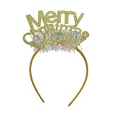 Bentita/cerc mery cristmas, unisize, auriu