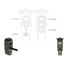 Supapa expansiune clima BAV, Hyundai Accent, 2000-2006, motor 1.3; 1.5; 1.6 benzina; 1.5 CRDI diesel