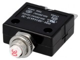 &Icirc;ntrerupător de Supracurent 250VAC 50VDC 30A SPST-NC