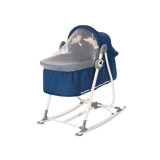 Cumpara ieftin Lorelli - Patut co-sleeper Alicante, 2 in 1, Cu sistem de leganare, 82x50 cm, Albastru