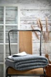 Patura Rusty 130x160cm, Culoare Gri, 100% Poliester
