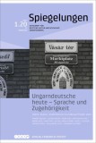 Ungarndeutsche heute - Sprache und Zugeh&ouml;rigkeit