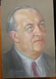 Cumpara ieftin Portret de barbat, semnat Lili Popescu Hrusca, interbelic, guasa, Portrete, Realism