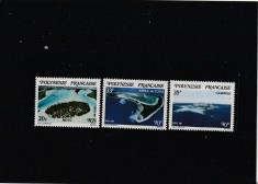 Polynesia 1982 - Insule din Polynesia , serie 3 valori , dantelat .MNH , Mi.359-361