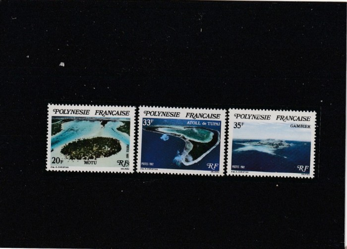 Polynesia 1982 - Insule din Polynesia , serie 3 valori , dantelat .MNH , Mi.359-361
