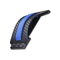 Dispozitiv masaj pentru spate, 4 nivele, plastic, negru/albastru, 37x24x11.5 cm