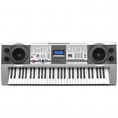 Orga midi cu suport, 61 clape, buton Piano, ecran LCD, 30 melodii demo, port USB foto